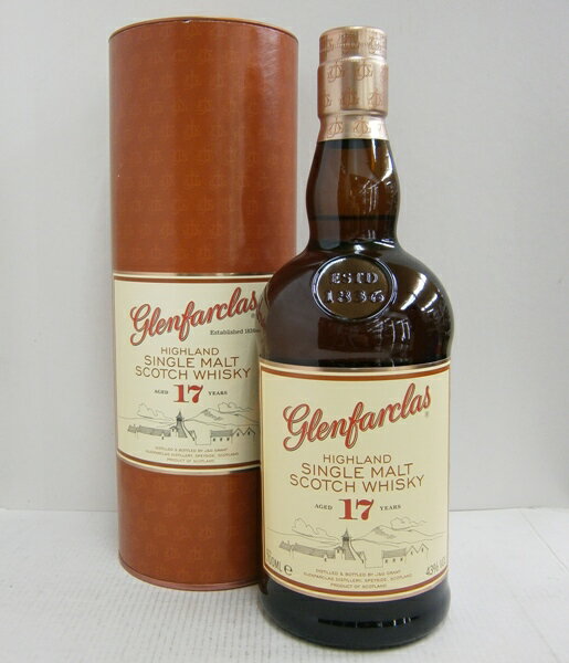 GLENFARCLAS グレンファークラス 17年 並行 43% 750ml シングルモルトスコッチウイスキー