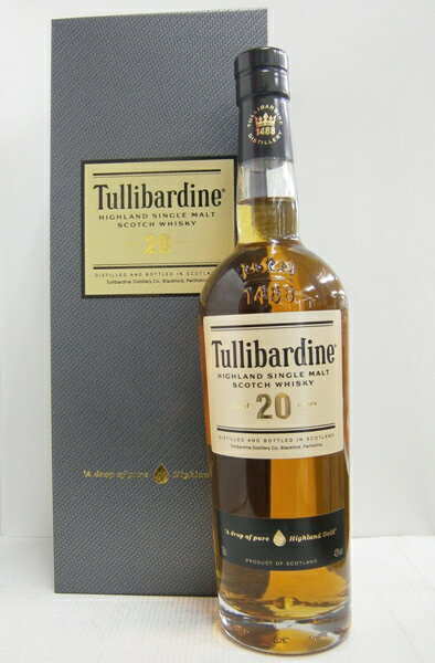 タリバーディン 20年 43% 700ml TULLIBARDINE