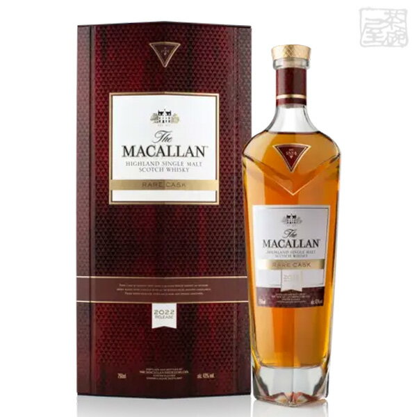 MACALLAN ザ マッカラン レアカスク 43% 700ml 2022 正規 ザ・マッカラン シングルモルトスコッチウイスキー