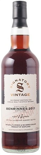 SV 100プルーフエディション #33 ベンリネス 13年 2011 57.1% 700ml 正規 シングルモルトスコッチウイスキー SV 100プルーフエディション #33 ベンリネス 13年 2011 57.1% 700ml 正規 シングルモルトスコッチウイスキー