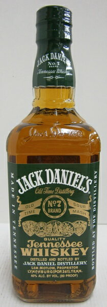 ジャックダニエル グリーン 40% 750ml JACK DANIEL Tennessee Whiskey green
