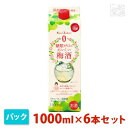 中埜 國盛 糖質ゼロのおいしい梅酒パック 1000ml 6本セット 中埜酒造 リキュール 梅酒