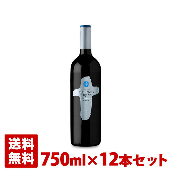 【送料無料】ミシオネス メルロー 750ml 12本セット チリ 赤ワイン