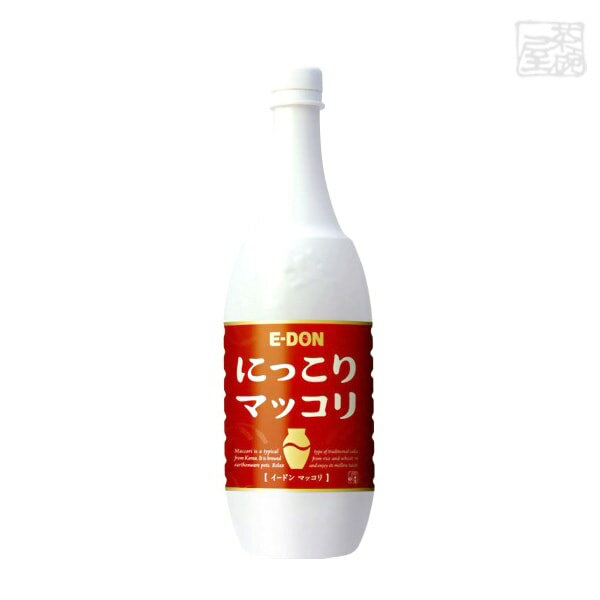 イードン（二東） にっこりマッコリ ペットボトル 6度 1000ml E-DON リキュール