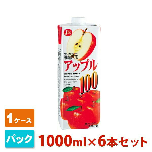 ̵ۥ塼 åץ 100 ѥå 1000ml 6ܥå JA ե롼ĥ塼 1