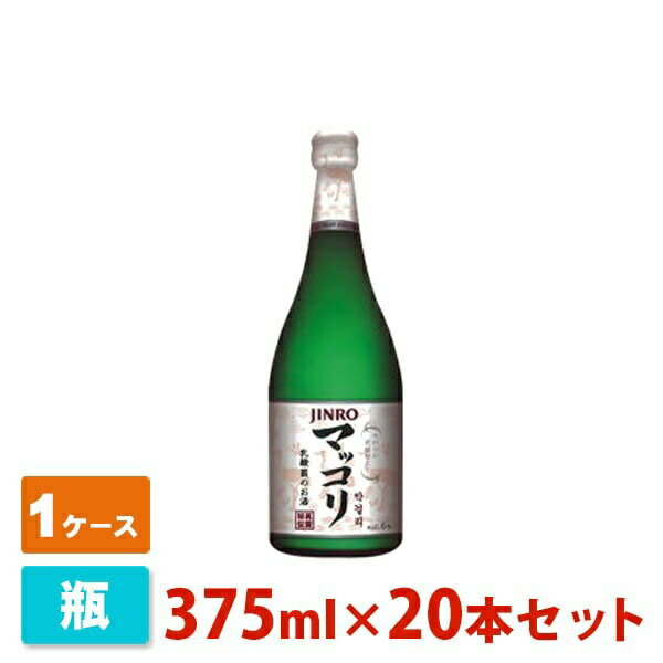 眞露 JINRO (ジンロ) マッコリ 6度 375ml 20本(1ケース) リキュール