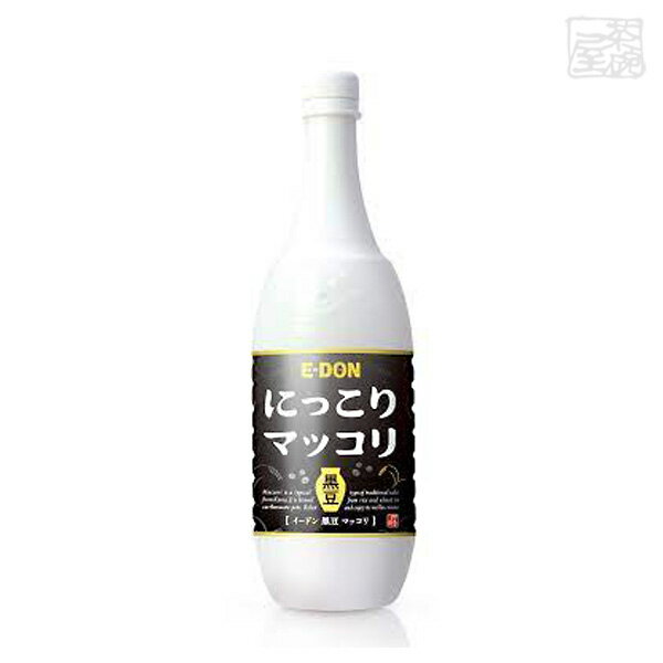 イードン（二東） にっこりマッコリ 黒豆味 ペットボトル 6度 1000ml E-DON リキュール