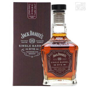 ジャックダニエル シングルバレル ライ 並行 45% 700ml テネシー ライウイスキー(バーボン）