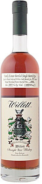 【送料無料】ウィレット ファミリー エステート(WFE)シングルバレル ライ 8年 #2619 High-Rye Rye 54.0..