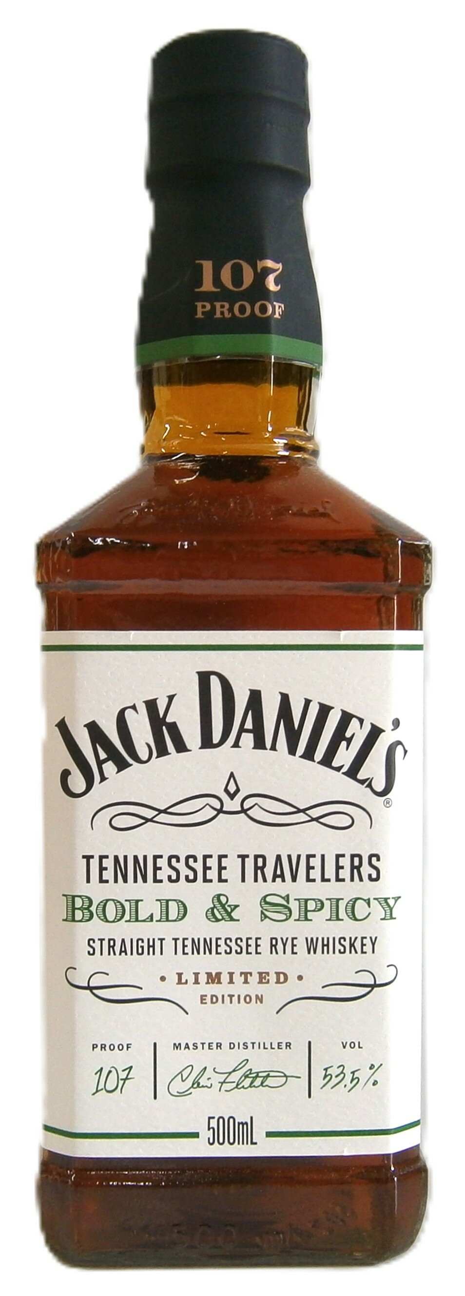 ジャックダニエル ボールド＆スパイシー 53.5% 107Proof 500ml 並行 テネシートラベラーズ