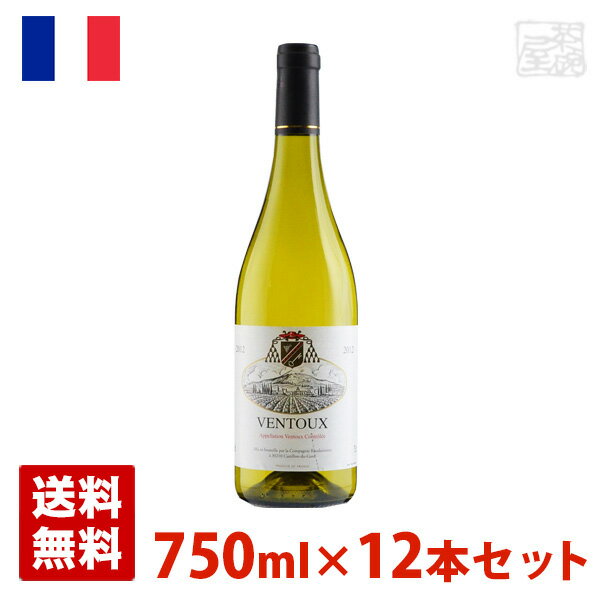 ヴァントゥー・ブラン 750ml 12本セット 白ワイン フランス 送料無料