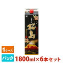 桜島 黒麹 芋 パック 25度 1800ml 6本セット 本坊酒造 焼酎 芋