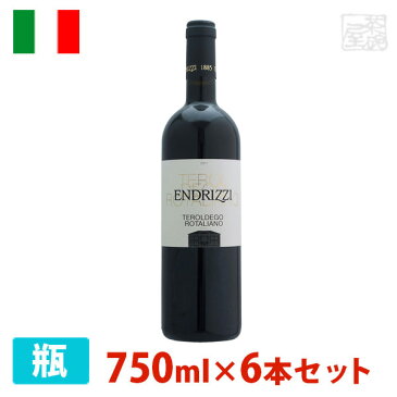 エンドリッツィ トレンティ−ノ テロルデゴロタリアーノ 750ml 6本セット 赤ワイン 辛口 イタリア