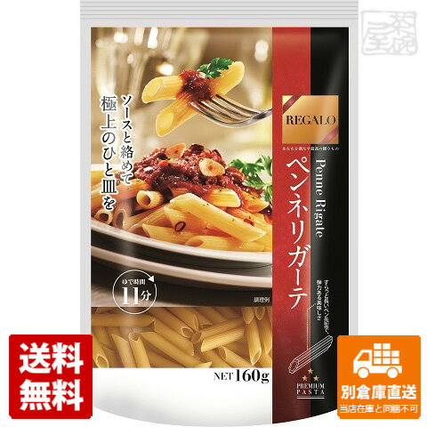 日本製粉 レガーロ ペンネリガーテ 160g x12 セット 【送料無料 同梱不可 別倉庫直送】