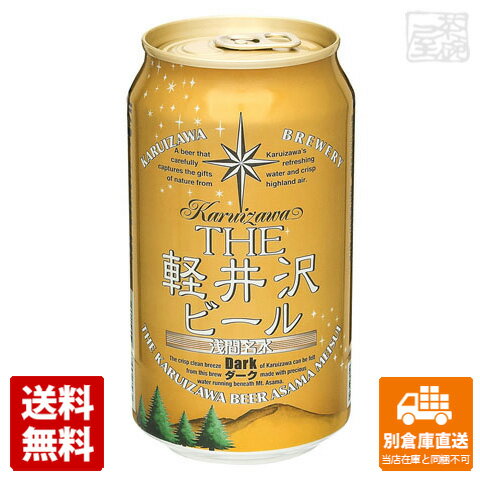 THE軽井沢ビール ダーク 350ml x24 【送料無料 同梱不可 別倉庫直送】