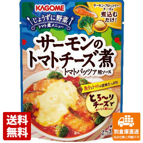 カゴメ サーモンのトマトチーズ煮ソース 220g x 5 【送料無料 同梱不可 別倉庫直送】