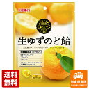 リボン　生ゆずのど飴　60g　x 12袋 【送料無料 同梱不可 別倉庫直送】