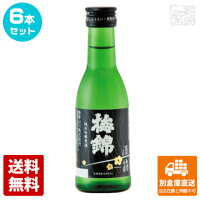 梅錦山川 梅錦 酒一筋 180ml 6本セット 【送料込み 同梱不可 蔵元直送】