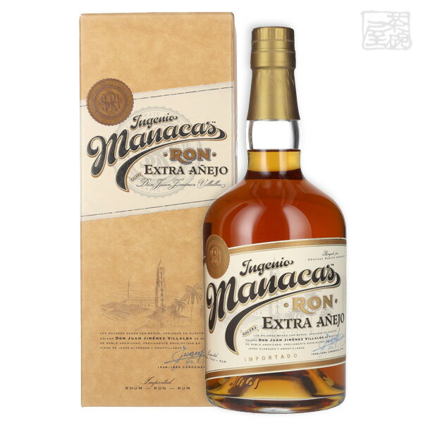 マナカスラム エキストラアネホ 正規 38% 700ml ラム酒