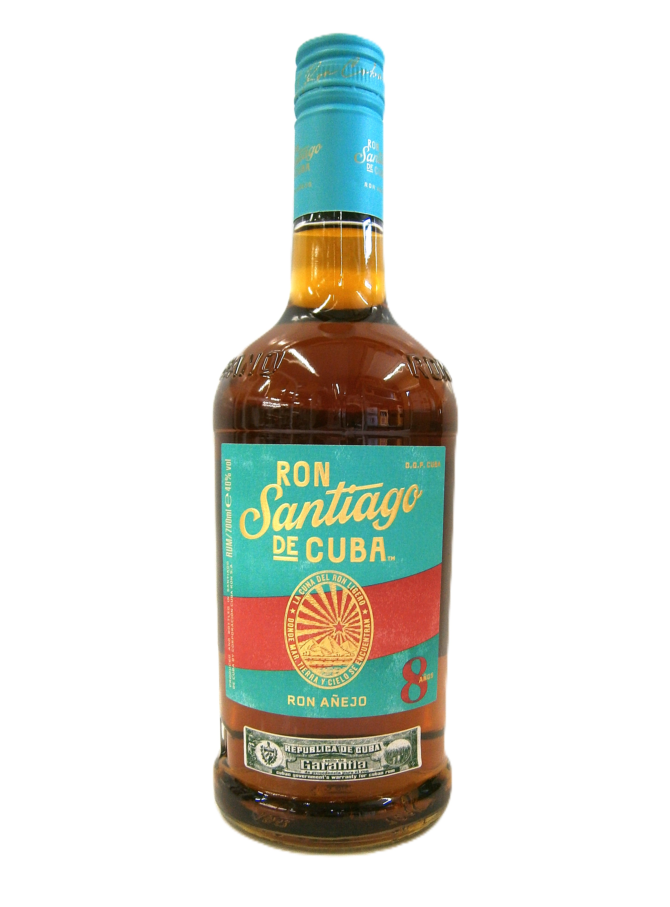 サンティアゴ デ クーバ アネホ 8年 40% 700ml スピリッツ 並行 サンチアゴ デ キューバ
