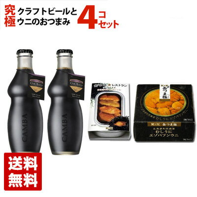 究極のクラフトビールとウニのおつまみセット