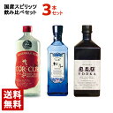 国産スピリッツ 飲み比べ 3本セット ギフト箱入り コルコル赤ラベル 奥飛騨 桜尾ジン ハマゴウ2020