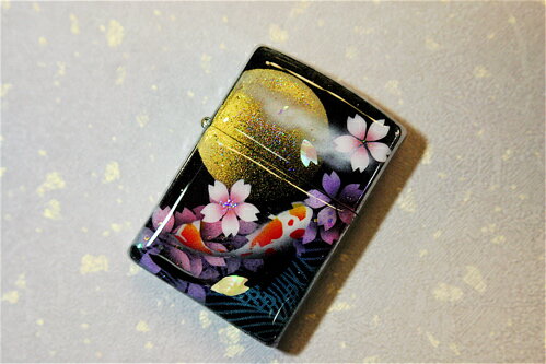 オリジナル zippo 【名入れ】和柄zippo「阿」匠の技！桜色限定ジッポ！職人の手作り！オリジナル和風ライター！ギフト&プレゼント&自分のご褒美！