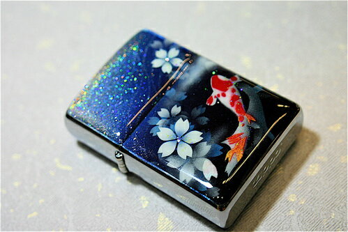 【名入れ】和柄zippo「詩」匠の技！桜色限定ジッポ！職人の手作り！オリジナル和風ライター！ギフト&プレゼント&自分のご褒美！