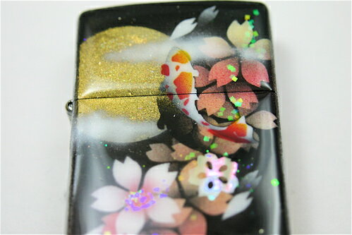 【名入れ】和柄zippo「派」匠の技！桜色限定ジッポ！職人の手作り！オリジナル和風ライター！ギフト&プレゼント&自分のご褒美！