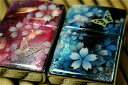 zippo 【名入れ】和柄ペアzippoケース「委」匠の技！桜色限定ペアジッポケース！職人の手作り！オリジナル和風ペアライターケース！ギフト&プレゼント&自分のご褒美！