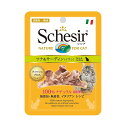 楽天サクラソーケンネル楽天市場店【4/1は抽選でポイント100％＋最大400円クーポン有】Schesir　シシアキャットフード　パウチ　ツナ＆サーディン（イワシ）　70g　（キャットフード）【正規品】