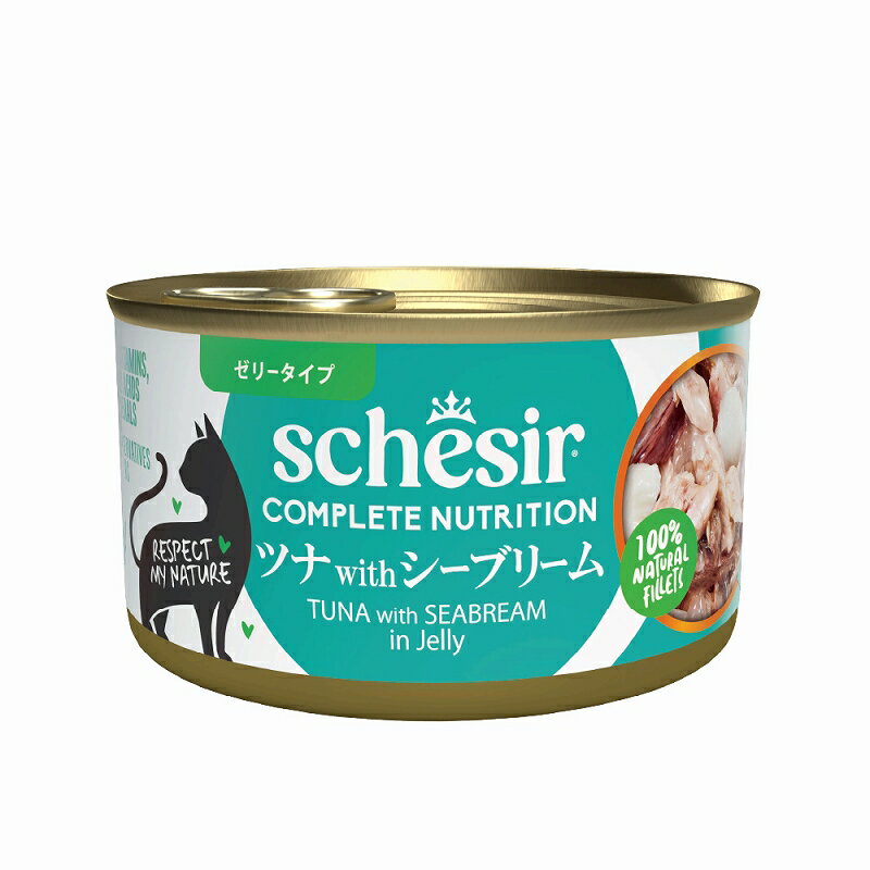 Rakuten - 【20日限定エントリー＆抽選でP100％＋クーポン】Schesir　シシアキャットフード　ツナwithシーブリーム　85g　(キャットフード)【正規品】