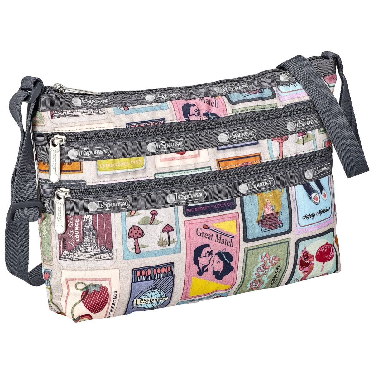 レスポートサック　ポシェット レスポートサック LeSportsac バッグ 斜め掛けバッグ ショルダーバッグ 3352 F409 QUINN BAG クインバッグ PERFECT MATCH マルチカラー