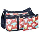 レスポートサック LeSportsac バッグ ショルダーバッグ 斜めがけバッグ 7507 P720 DELUXE EVERYDAY BAG デラックスエブリデイバッグ BABYCAKES サーモンピンク系マルチ