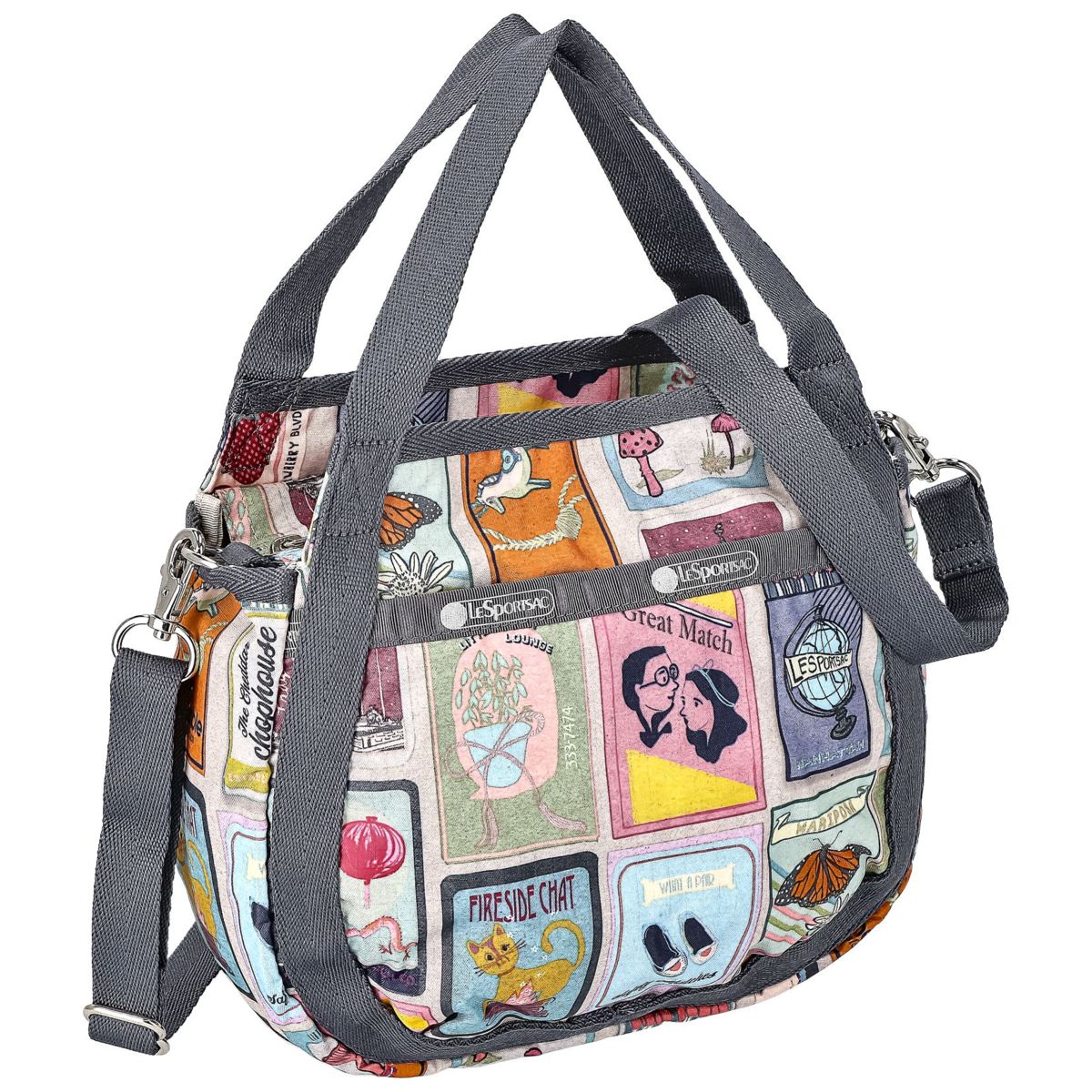 レスポートサック LeSportsac バッグ ハンドバッグ ミニ ショルダーバッグ 斜めがけバッグ 8056 F409 SMALL JENNI スモールジェニー PERFECT MATCH マルチカラー