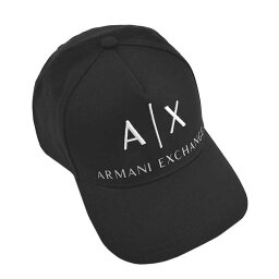 アルマーニ エクスチェンジ A/X ARMANI EXCHANGE キャップ 帽子 954039 CC513 00020 CORP LOGO HAT BASEBALL HAT ベースボール ハット NERO-BLACK ブラック