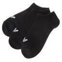 アディダス adidas スニーカー ソックス 3足セット S20274 メンズ 靴下 セット ブラック+ホワイト