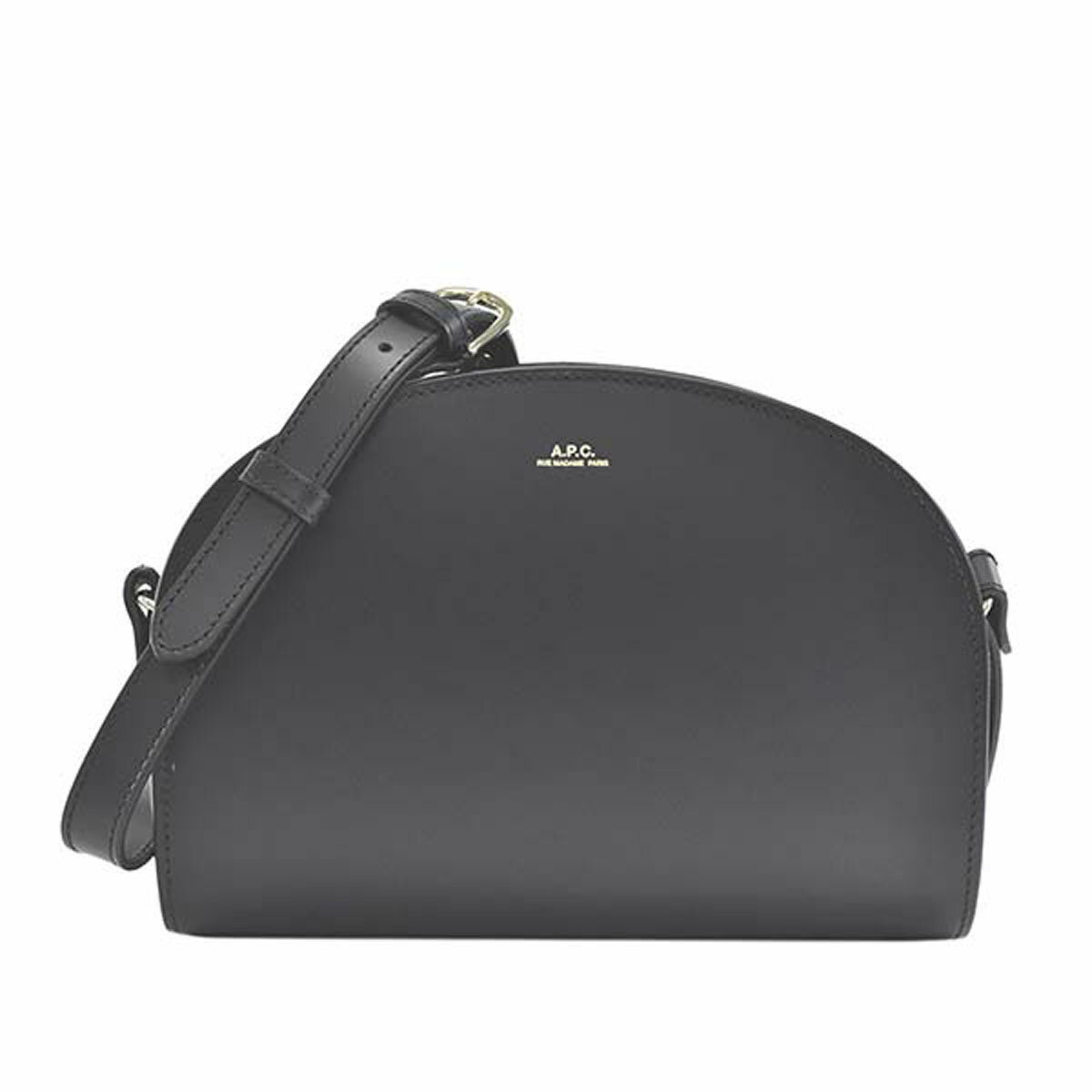 アーペーセー A.P.C. バッグ ショルダーバッグ 斜めがけバッグ ポシェット F61048 PXAWV IAK 牛革 SAC DEMI-LUNE DARK NAVY ダークネイビー