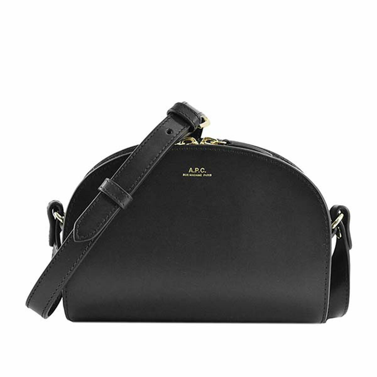 楽天市場】a.p.c. ショルダーバッグ sac demi-lune ブラックの通販 楽天市場】a.p.c. ショルダーバッグ sac demi-lune ブラックの通販