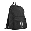 A}[j GNX`FW A/X ARMANI EXCHANGE bNTbN obNpbN 952103 CC350 00020 MANS BACKPACK BLACK ubN