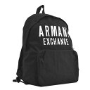 アルマーニ エクスチェンジ A/X ARMANI EXCHANGE リュックサック バックパック 952199 9A124 00020 MANS BACKPACK BLACK ブラック