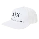 アルマーニエクスチェンジ ARMANI EXCHANGE キャップ 954039 CC513 00812 帽子 ベースボールキャップ ホワイト