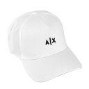 アルマーニエクスチェンジ A/X ARMANI EXCHANGE 帽子 954112 CC571 00010 キャップ ベースボールキャップ ホワイト