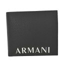 アルマーニ アルマーニエクスチェンジ A/X ARMANI EXCHANGE 二つ折り財布 958098 1A807 00020 小銭れ付 二つ折り財布 ブラック