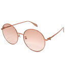 アレキサンダーマックイーン Alexander McQueen サングラス AM0275S 004 アジアンフィット スカル レディース ヌード+オレンジグラデ...