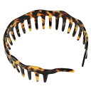 アレクサンドル ドゥ パリ ALEXANDRE DE PARIS コーム カチューシャ AHB-8356 TOKYO W くし付き ヘアバンド レディース ブラ...