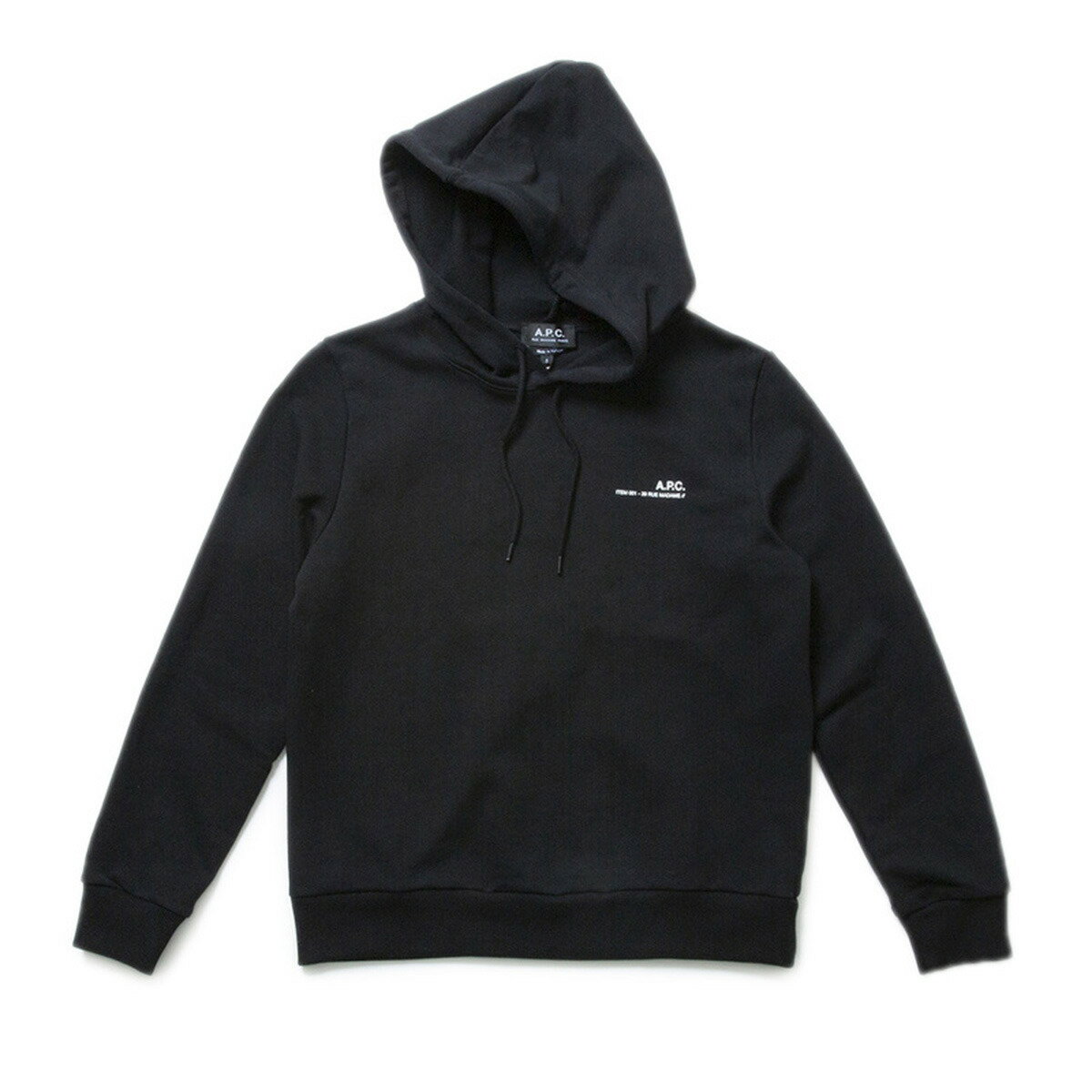 アーペーセー A.P.C. レディース ウイメンズ パーカー プルオーバー フーディー スウェット 上着 F27674 COFBQ LZZ W'S ITEM HOODIE BLACK ブラック XS S M