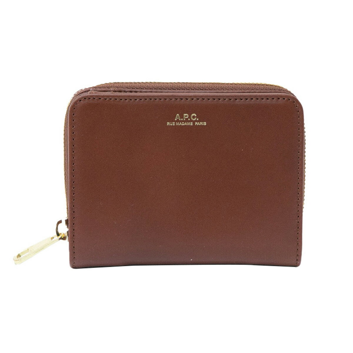 アーペーセー A.P.C. 財布 二つ折り財布 折りたたみ財布 F63029 PXAWV CAD EMMANUELLE COMPACT WALLET エマニエル コンパクト ウォレット NOISETTE ブラウン