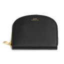 アーペーセー A.P.C. コインケース 小銭入れ F63219 PXAWV LZZ DEMI-LUNE COMPACT WALLET ハーフムーン コンパクト ウォレット BLACK ブラック