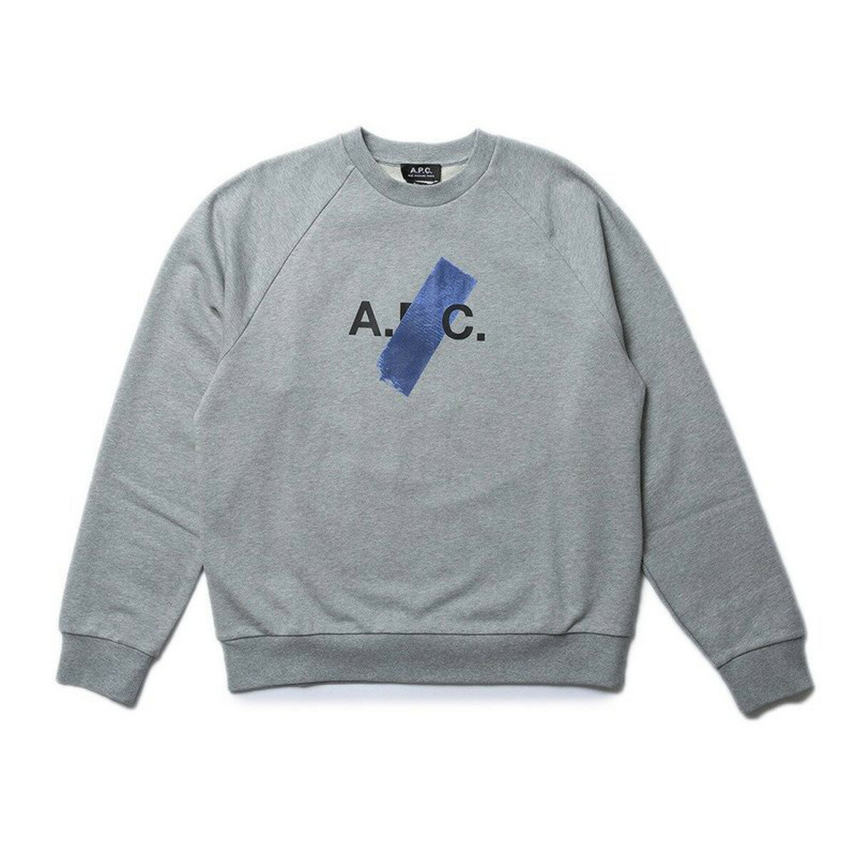 アーペーセー A.P.C. メンズ スウェット トレーナー 長袖 トップス アパレル H27738 COFAX PLA M'S SHIBA SWEAT シバ HEATHERED GREY グレー S M L